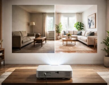 Home staging : projeter avant/après avec vidéoprojecteur Acer, convaincre vite