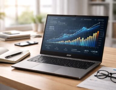 Investissement : rentabilité calculée sur PC portable Acer, modèle