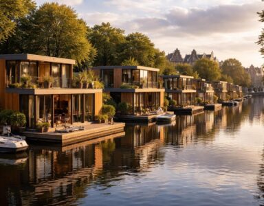 Maisons flottantes à Amsterdam : vivre sur l&rsquo;eau, un rêve devenu réalité