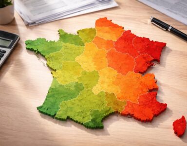 Comparatif du taux de prêt immobilier par région