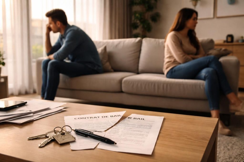Comment se retirer d&rsquo;un bail après une séparation de couple ?