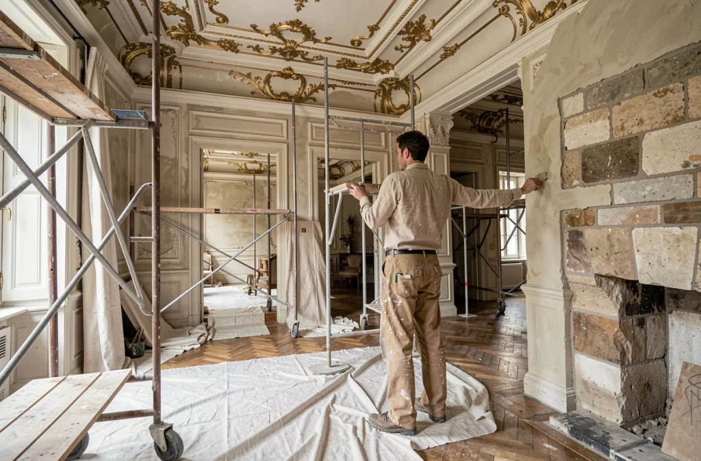 Artisan restaurant un intérieur classé monument historique éligible à la défiscalisation